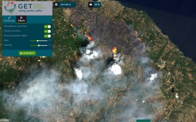 Article at Kathimerini newspaper for the exploitation of satellite data in forest fires.