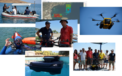 Pilot of the AMOS project “Shallow Water Aquatic Monitoring using Acoustic Sensors and Satellite Images”